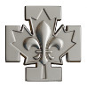 Croix de promesse ASC, branches 11-14 ans (métal, argenté)