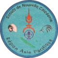 Ancien insigne des Scouts et guides de France de Nouvelle-Calédonie