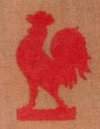 Le Coq Unioniste, premier insigne du mouvement