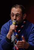 Michel Seyrat, lors de son intervention pendant le forum pédagogique, 2005