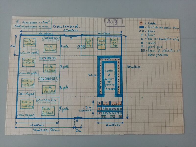 Fichier:Plan instalation Troupe 209 - Jamborée 1947.jpg