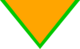 Orange et bande verte