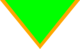 Vert et bande orange