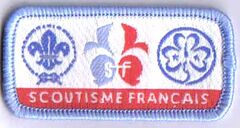 insigne d'appartenance à la fédération du scoutisme français