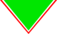Vert avec bande rouge et bande blanche