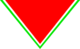 Rouge avec bande vert foncé et bande blanche