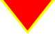 Rouge et bande jaune (badge du groupe sur la pointe)